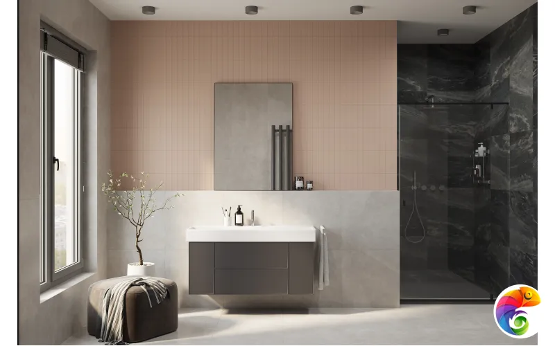 Плитка Creto Акварель Скай (Aquarelle sky) 5,75х24 BR_0030