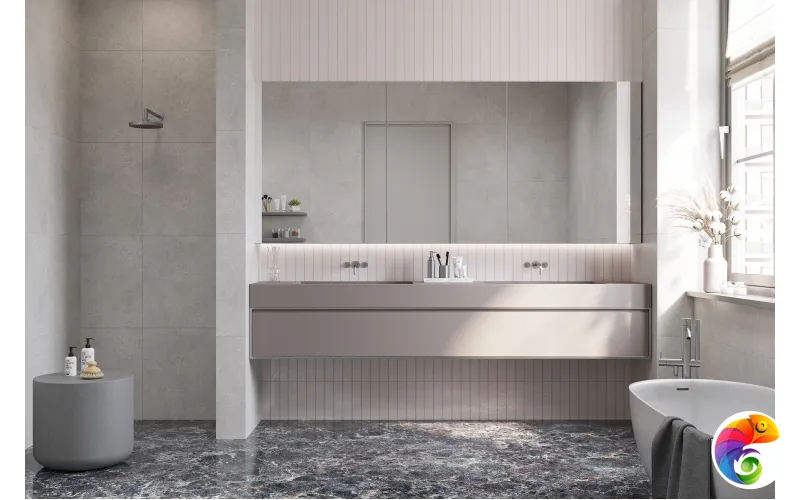 Плитка Creto Акварель Скай (Aquarelle sky) 5,75х24 BR_0030