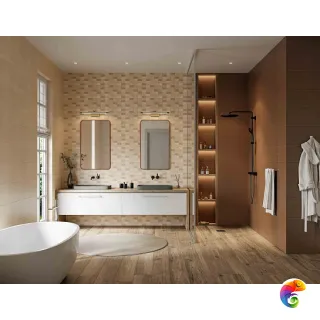 Вставка Creto Cypress blanco petty 25х40 04-01-1-09-03-01-2812-0