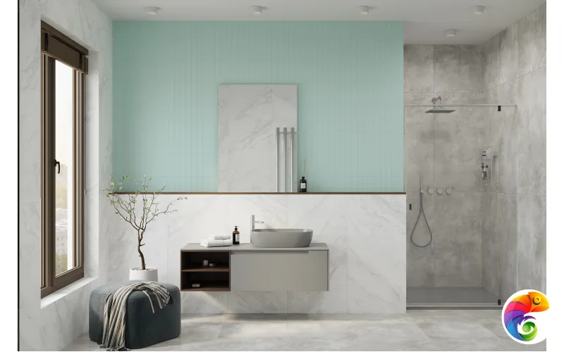 Плитка Creto Акварель Океан (Aquarelle ocean) 5,75х24 BR_0018