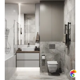 Meissen Sense бежевый рельеф 44,8х89,8 16670