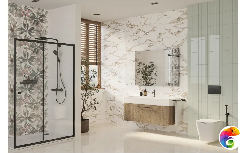 Плитка Creto Акварель Флеш (Aquarelle flush) 5,75х24 BR_0028