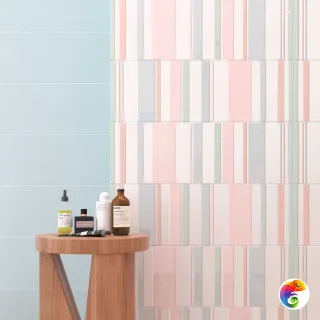 Вставка Creto Dew Bianko 20х60 04-01-1-17-03-01-2425-0