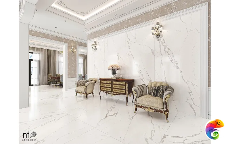 Керамогранит NTT3605P Marble White 120x280