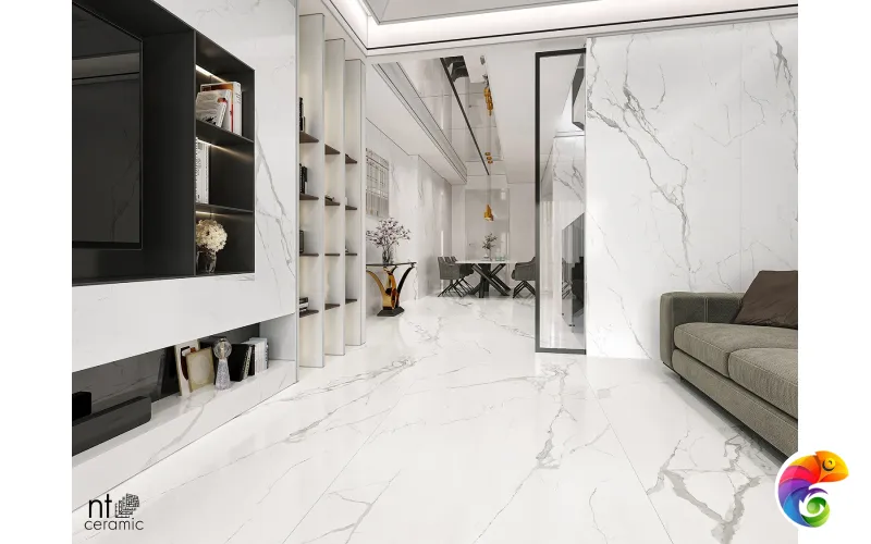 Керамогранит NTT3605P Marble White 120x280