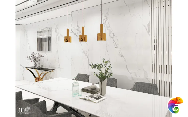 Керамогранит NTT3605P Marble White 120x280