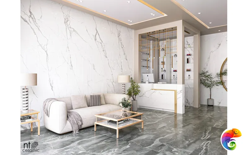 Керамогранит NTT3605P Marble White 120x280
