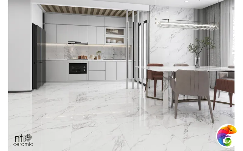 Керамогранит NTT99528P Artic statuario  Glossy 60x120