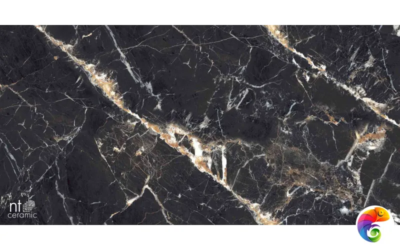 Керамогранит NTT99529P Black Lamos High Gloss 60x120
