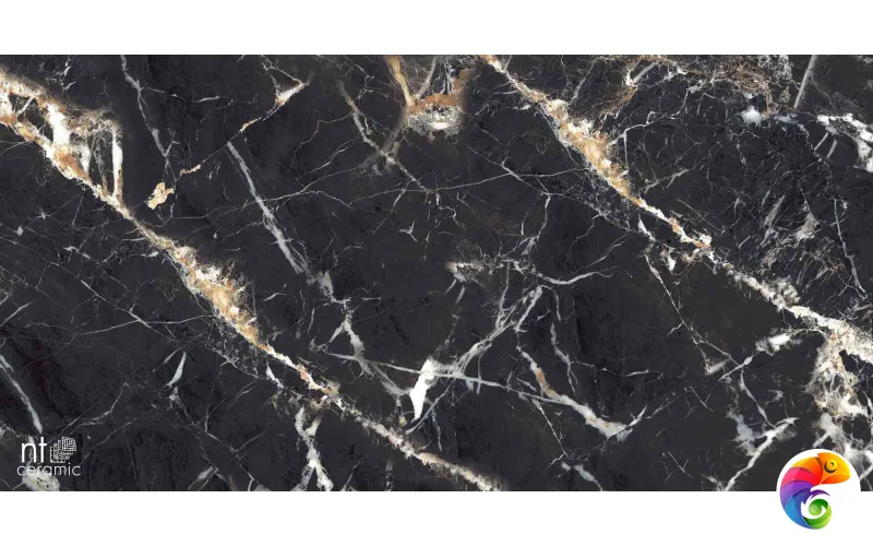 Керамогранит NTT99529P Black Lamos High Gloss 60x120