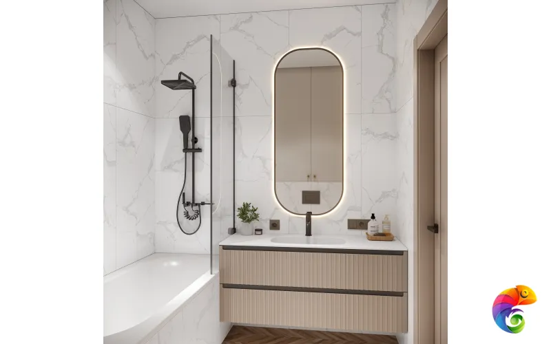 Керамогранит для пола и стен MVL4415GC Attiko Statuario Glossy Carving 120x60