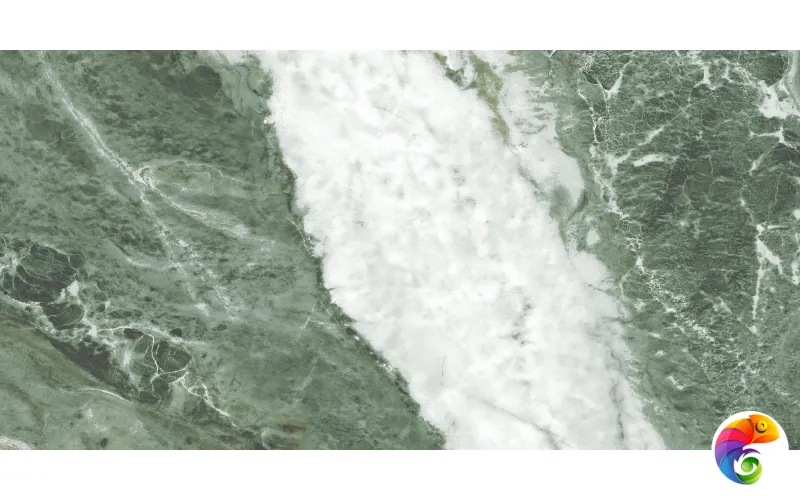 Керамогранит для пола и стен MVL4417P Patagonia Magna Green Glossy 120x60 Marble Buono Ceramica