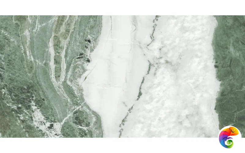Керамогранит для пола и стен MVL4417P Patagonia Magna Green Glossy 120x60 Marble Buono Ceramica