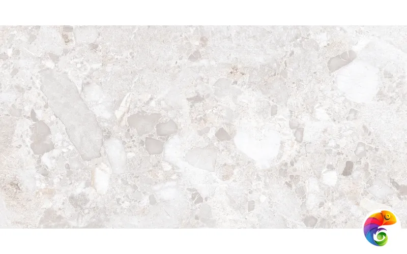 Керамогранит NTTVL99847D Terrazzo White Creative 4D 60x120