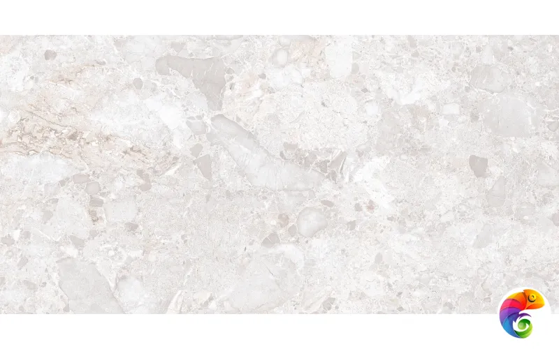 Керамогранит NTTVL99847D Terrazzo White Creative 4D 60x120