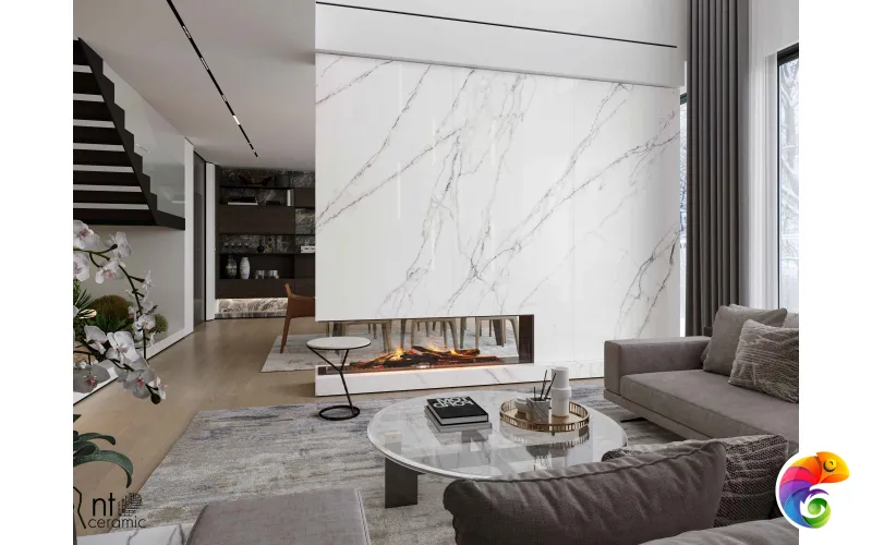 Керамогранит NTT3506L Calacatta Light 120x270