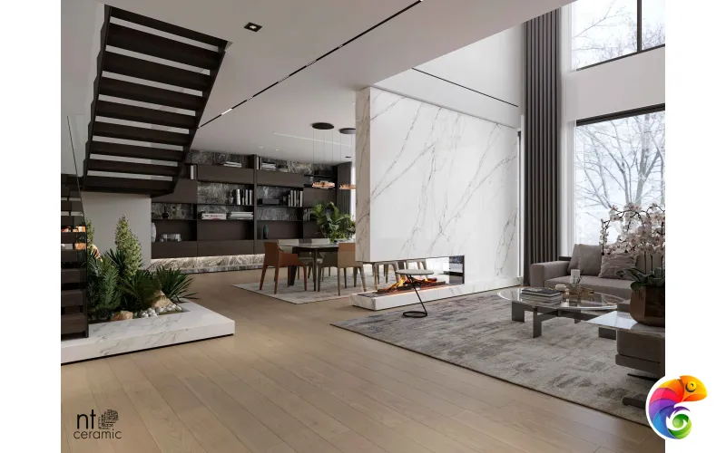 Керамогранит NTT3506L Calacatta Light 120x270