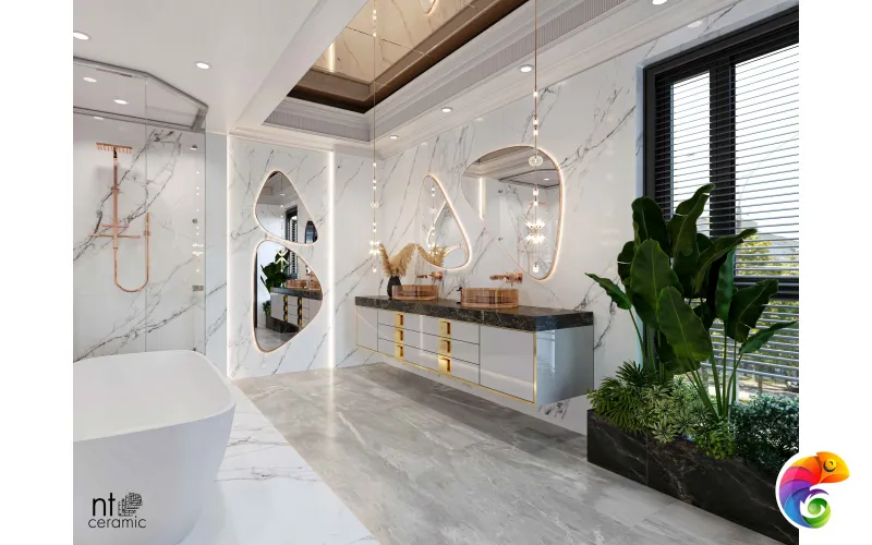 Керамогранит NTT3506L Calacatta Light 120x270