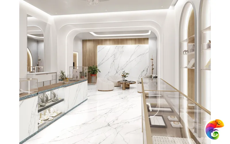 Керамогранит NTT3506L Calacatta Light 120x270