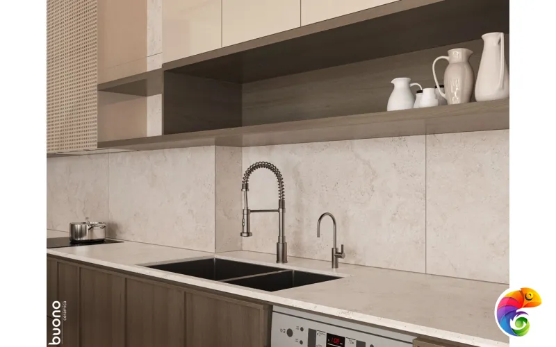 Керамогранит для пола и стен S4437M Sabbia Beige Mat 120x60