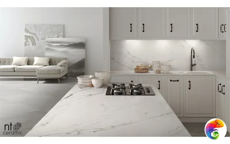 Керамогранит NTT3506L Calacatta Light 120x270