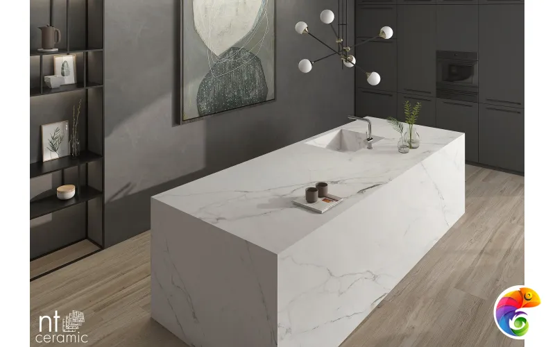 Керамогранит NTT3506L Calacatta Light 120x270