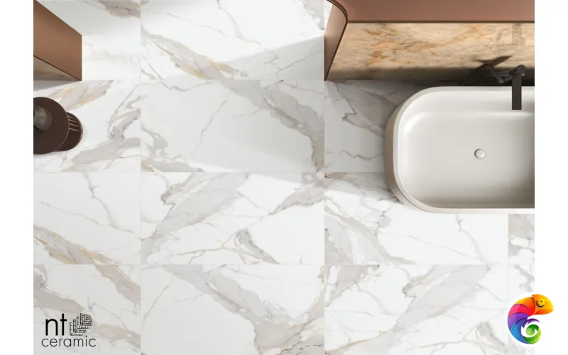 Керамогранит NTT9120M NTT9120M Calacatta Light Grey mat 60x120