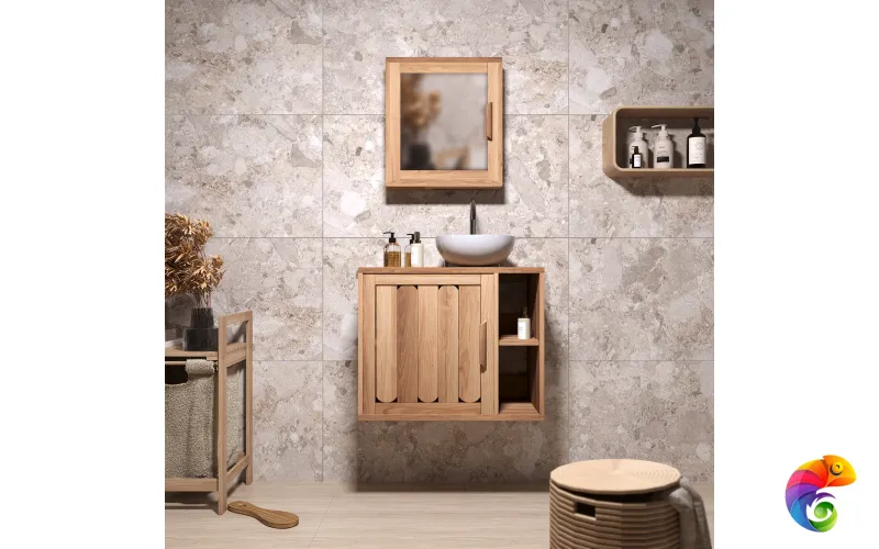 Керамогранит NTTVL99846D Terrazzo Beige Creative 4D 60x120