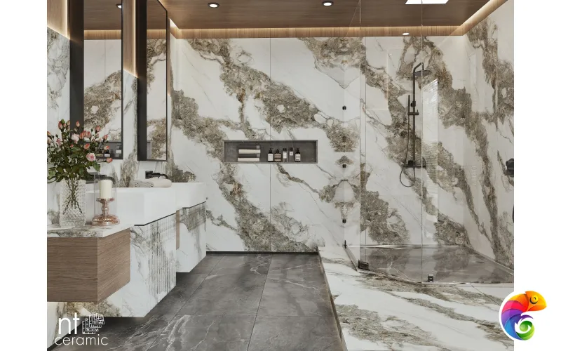 Керамогранит NTT3502M Bianco Struttura 120x270