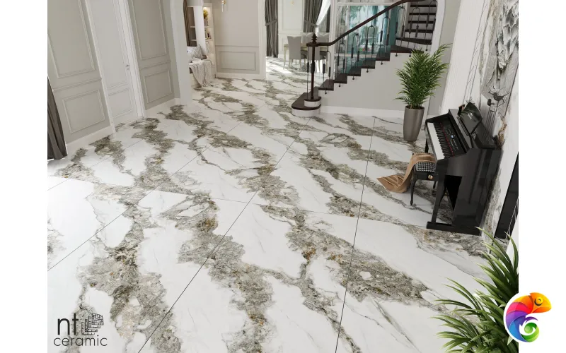 Керамогранит NTT3502M Bianco Struttura 120x270