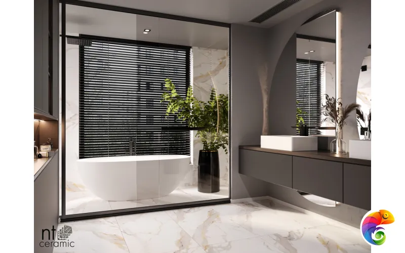 Керамогранит NTT9120M NTT9120M Calacatta Light Grey mat 60x120