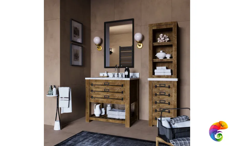 Керамогранит для пола и стен CVL4496M Clayton Colori Brown Matt 120x60