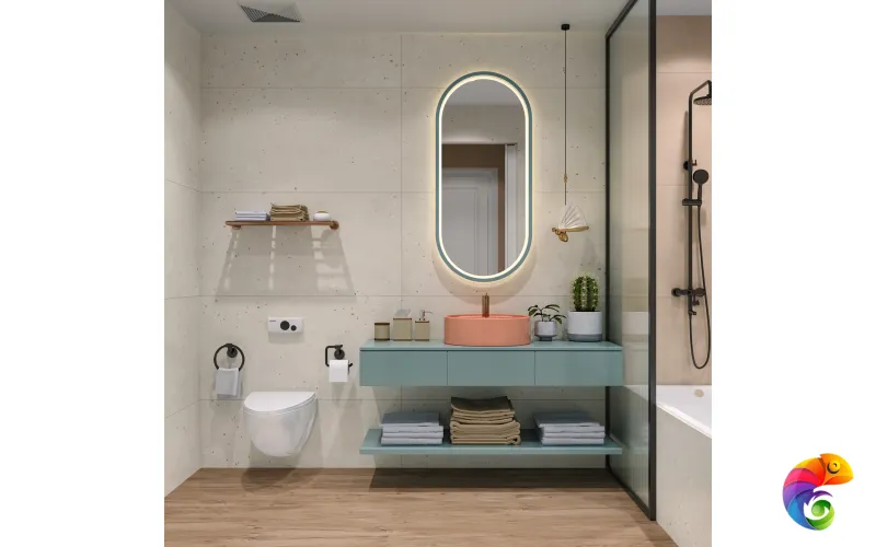 Керамогранит для пола и стен SOHS4703M Terrazzo Light Beige Matt 120x60