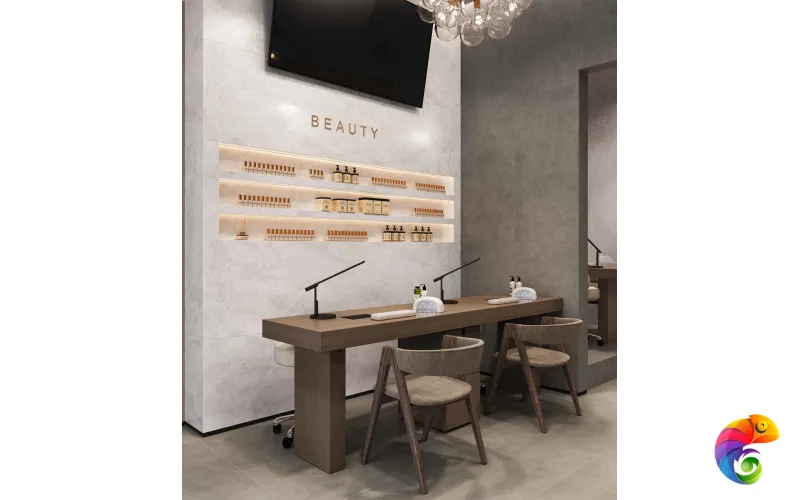 Керамогранит для пола и стен SVL4444C Cloud Bianco Carving 120x60