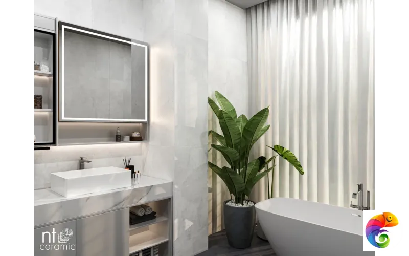 Керамогранит NTT996040M Cemento Bianco 60x60