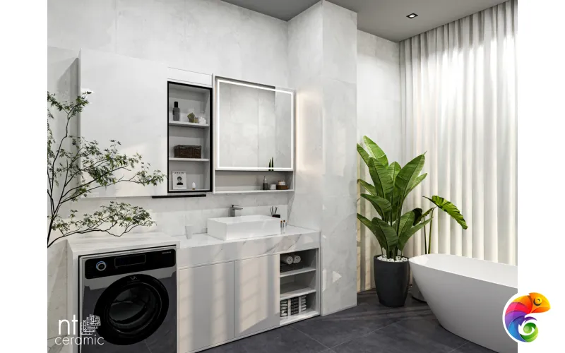 Керамогранит NTT996040M Cemento Bianco 60x60