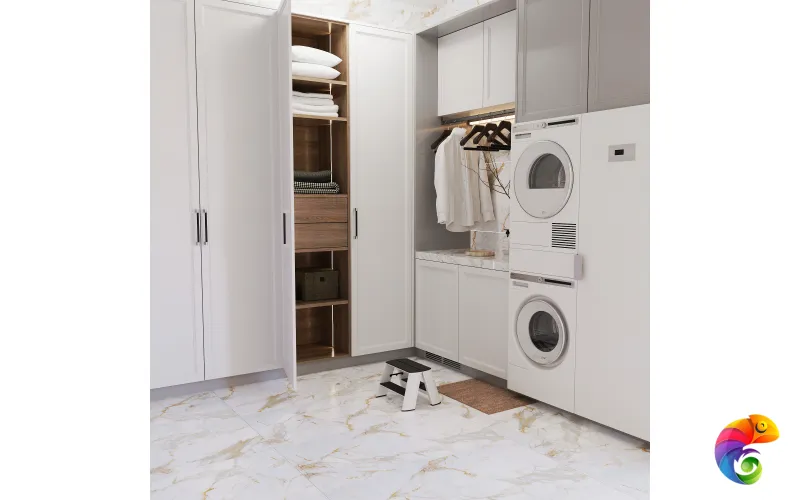 Керамогранит для пола и стен SOVL4713S Marble Creamy Pie Satin 120x60