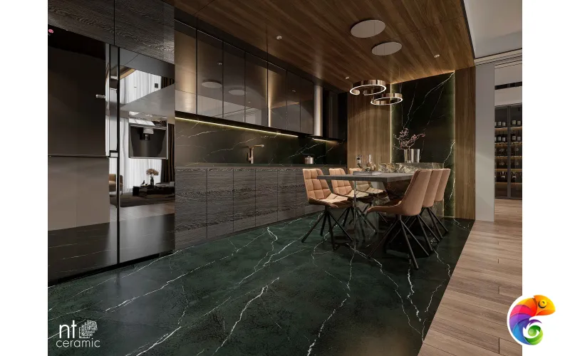 Керамогранит NTT3504L Nero Marquina 120x270