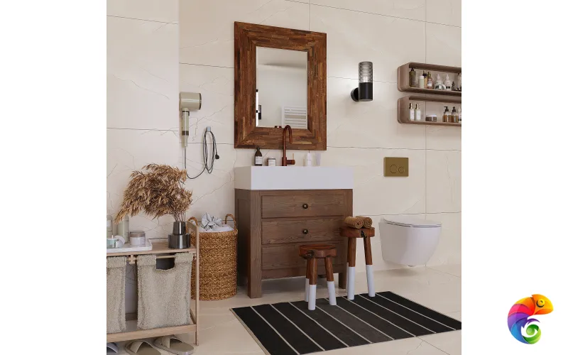 Керамогранит для пола и стен SOVL4707V Soft Milk Stone Satin Carving 120x60