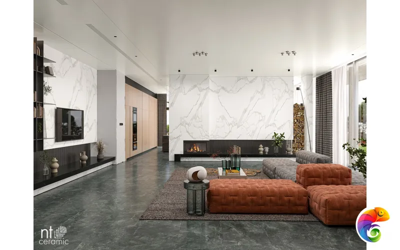 Керамогранит NTT3603C Calacatta Empire 120x280