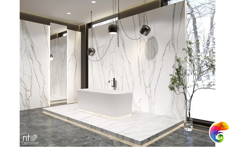 Керамогранит NTT3603C Calacatta Empire 120x280