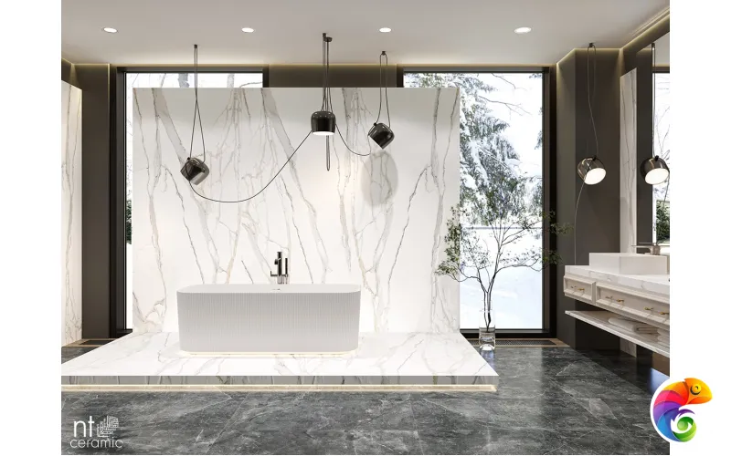 Керамогранит NTT3603C Calacatta Empire 120x280