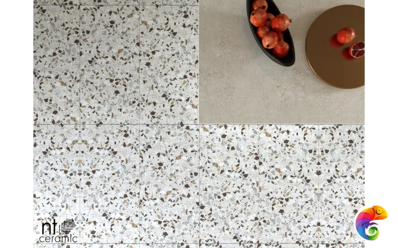 Керамогранит NTT99606 Terrazzo White 60x120
