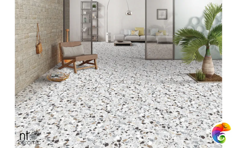 Керамогранит NTT99606 Terrazzo White 60x120