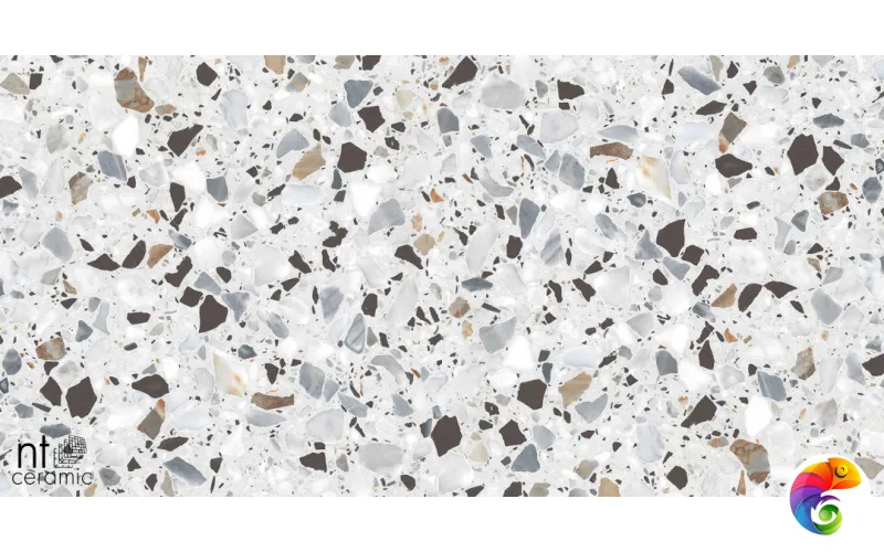 Керамогранит NTT99606 Terrazzo White 60x120