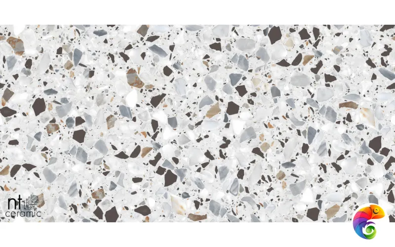 Керамогранит NTT99606 Terrazzo White 60x120
