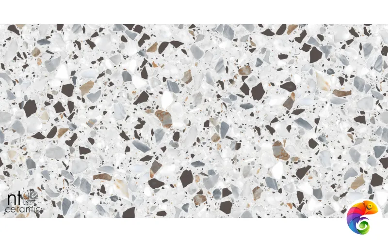 Керамогранит NTT99606 Terrazzo White 60x120