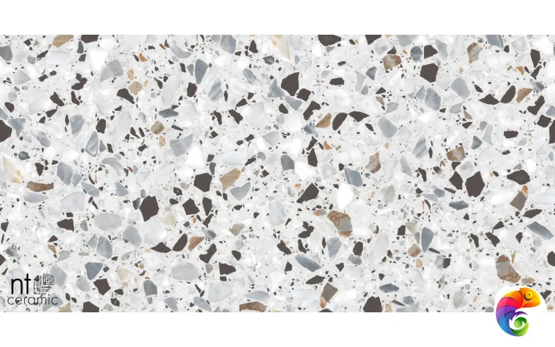 Керамогранит NTT99606 Terrazzo White 60x120