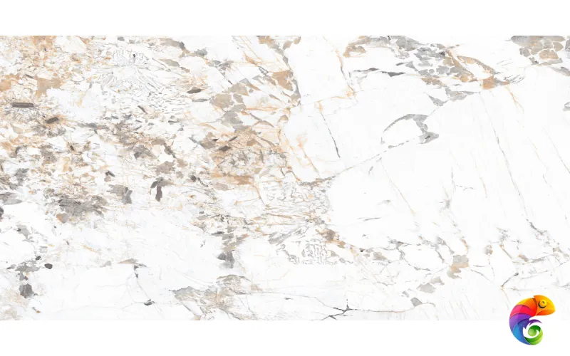 Керамогранит для пола и стен MVL4416P Quarzito Patagonia Glossy 120x60 Marble Buono Ceramica