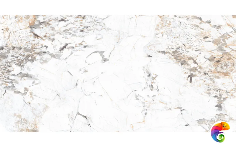 Керамогранит для пола и стен MVL4416P Quarzito Patagonia Glossy 120x60 Marble Buono Ceramica